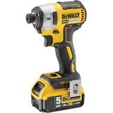 DEWALT Batteri slagboremaskine DCK266P2 sæt, 18V, 2 dele, Slagborer skruemaskine Gul/Sort