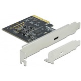 DeLOCK 89036 interface-kort/adapter Intern PCIe, USB 3.2 Gen 2 (3.1 Gen 2), USB-controlleren PCIe, PCIe, USB 3.2 Gen 2 (3.1 Gen 2), Lavprofil, PCIe 3.0, Rustfrit stål, PC