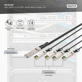 Digitus 40G QSFP+ til 4XSFP+ Direct Attach kabel 5m 