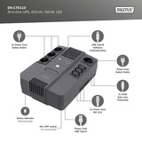 Digitus All-in-One UPS, 600VA/360Watt Sort