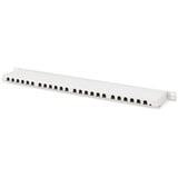 Digitus CAT 6A, klasse EA høj tæthed patchpanel, 24 porte, Patch Panel grå