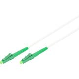 Digitus Glasfiber-simplex-patchkabel, stålforstærket, singlemode, LC/APC > LC/APC Hvid