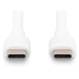 Digitus USB 2.0 silikoneforbindelseskabel USB-C > USB-C Hvid