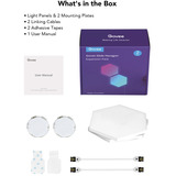 Govee Glide Hexa ProLight Panels 10-pak, LED lys Hvid, Intelligent væglampe, Wi-Fi/Bluetooth, Flerfarvet, LED, Flere, 72 W