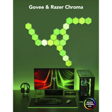 Govee Glide Hexa ProLight Panels 10-pak, LED lys Hvid, Intelligent væglampe, Wi-Fi/Bluetooth, Flerfarvet, LED, Flere, 72 W