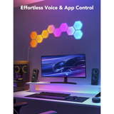 Govee Glide Hexa ProLight Panels 10-pak, LED lys Hvid, Intelligent væglampe, Wi-Fi/Bluetooth, Flerfarvet, LED, Flere, 72 W