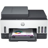 HP Smart Tank 7605 Trådløst All-in-One Farve Printer, Tosidet print; Kopimaskine, scanner, Multifunktionsprinter grå/Hvid, Tosidet print; Kopimaskine, scanner, Termisk inkjet, Farveudskrivning, 4800 x 1200 dpi, A4, Direkte udskrivning, Grå