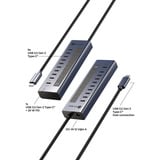 ICY BOX USB hub antracit