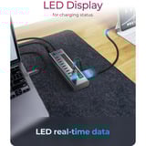 ICY BOX USB hub antracit