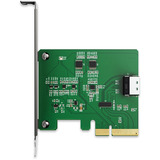 Icy Dock MB408A5 "EXLink" MCIO 4i (SFF-TA-1016) til PCIe 5.0 x4 adapter, Interface card 