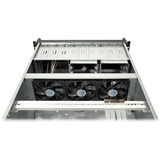 Inter-Tech IPC 4U-4129L Stativ Metallic, Sølv, Server boliger Sort, Stativ, Server, Metallic, Sølv, ATX, EATX, micro ATX, Stål, 4U