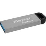 Kingston DataTraveler 256 GB Kyson USB Flash-drev, USB-stik Sølv, 256 GB, USB Type-A, 3.2 Gen 1 (3.1 Gen 1), 200 MB/s, Uden hætte, Sølv