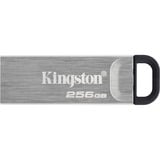 Kingston DataTraveler Kyson USB-nøgle 256 GB USB Type-A 3.2 Gen 1 (3.1 Gen 1) Sølv, USB-stik Sølv, 256 GB, USB Type-A, 3.2 Gen 1 (3.1 Gen 1), 200 MB/s, Uden hætte, Sølv