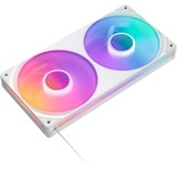 NZXT F240 RGB CORE, Sag fan Hvid