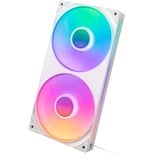 NZXT F240 RGB CORE, Sag fan Hvid