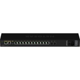 Netgear MSM4214X Administreret L2/L3 2.5G Ethernet 1U Sort, Switch Administreret, L2/L3, 2.5G Ethernet, Fuld duplex, Stativ-montering, 1U