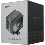 Ocypus Iota A40 Dobbelt Blæser, CPU køler Sort