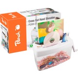 Peach PS300-21 papirmakulator Krydsmakulering 21,6 cm Transparent, Hvid, Dokument shredder Krydsmakulering, 21,6 cm, 3.5 x 40 mm, 4 L, 15 ark, 1 ark