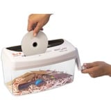 Peach PS300-21 papirmakulator Krydsmakulering 21,6 cm Transparent, Hvid, Dokument shredder Krydsmakulering, 21,6 cm, 3.5 x 40 mm, 4 L, 15 ark, 1 ark