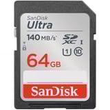 SanDisk Ultra 64 GB SDXC, Hukommelseskort Sort