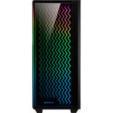 Sharkoon RGB LIT 200 Generaloverhalt, Towerkabinet Sort