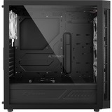 Sharkoon TG5 Pro RGB Midi Tower Sort, Towerkabinet Sort, Midi Tower, PC, Sort, ATX, micro ATX, Mini-ITX, Stål, Hærdet glas, Spil