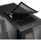 Sharkoon TG5 Pro RGB Midi Tower Sort, Towerkabinet Sort, Midi Tower, PC, Sort, ATX, micro ATX, Mini-ITX, Stål, Hærdet glas, Spil