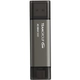 Team Group X2 MAX 2 TB, USB-stik Titanium/Sort
