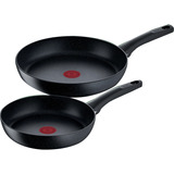 Tefal Pandesæt Black Stone, 2 dele, Stegepande sæt Sort
