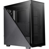 Thermaltake Divider 300 TG Midi Tower Sort, Towerkabinet Sort, Midi Tower, PC, Sort, ATX, micro ATX, Mini-ITX, SPCC, Flere