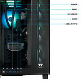 Thermaltake FTW A-Line LCS 5070Ti D5, Gaming PC Sort/gennemsigtig