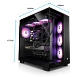 Thermaltake PC-000113-DE, Gaming PC Sort/gennemsigtig