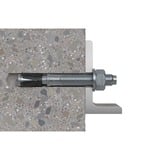 fischer Boltanker FAZ II Plus 12/20 i spand, Dyvel Sølv