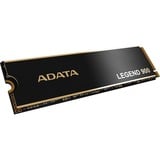 ADATA LEGEND 900 1 TB M.2 PCI Express 4.0 NVMe 3D NAND, Solid state-drev Sort/Guld, 1 TB, M.2, 7000 MB/s