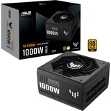 ASUS TUF Gaming 1000W Gold, PC strømforsyning Sort