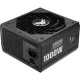 ASUS TUF Gaming 1000W Gold enhed til strømforsyning 20+4 pin ATX ATX Sort, PC strømforsyning Sort, 1000 W, 100 - 240 V, 130 W, 1000 W, 130 W, 9,6 W