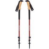 Black Diamond Wanderstock Trail Ergo Cork vandrestav Unisex Teleskopisk, Fitnessredskab Rød, Unisex, Teleskopisk, Vandring, I-type greb, Kork, Drejelås