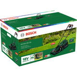 Bosch Batteridrevet plæneklipper Rotak18V-34, 18 volt + startpakke + mulching-stik Grøn/Sort