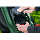 Bosch Batteridrevet plæneklipper Rotak18V-34, 18 volt + startpakke + mulching-stik Grøn/Sort