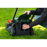 Bosch Batteridrevet plæneklipper Rotak18V-34, 18 volt + startpakke + mulching-stik Grøn/Sort