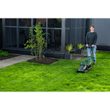 Bosch Batteridrevet plæneklipper Rotak18V-34, 18 volt + startpakke + mulching-stik Grøn/Sort