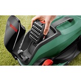 Bosch City Mower 18V-32 Skubbe plæneklipper Batteri Sort, Grøn Grøn/Sort, Skubbe plæneklipper, 300 m², 32 cm, 3 cm, 6 cm, Roterende knive