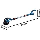 Bosch GTR 55-225 Gipsslibemaskine 910 rpm Sort, Blå 550 W, Drywall sander Blå, Gipsslibemaskine, Sort, Blå, 340 rpm, 910 rpm, 95 dB, 84 dB