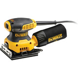 DEWALT Vibrationssliber DWE6411-QS, 108x115 mm, Rystepudser Gul/Sort