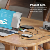 Digitus DA-70916, Docking station grå/Sort