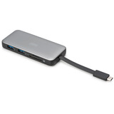 Digitus DA-70916, Docking station grå/Sort