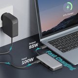 Digitus DA-70916, Docking station grå/Sort