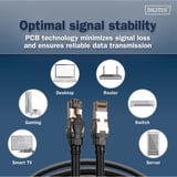 Digitus DK-1843-020, Kabel Sort