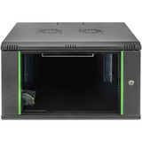 Digitus DN-19 07U-6/6-EC-SW stativ 7U Vægmonteret stativ Sort, IT kabinet Sort, Vægmonteret stativ, 7U, 60 kg, Nøglelås, 24 kg, Sort