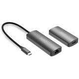 Digitus DS-55343, HDMI-udvidelse forlænger Sort